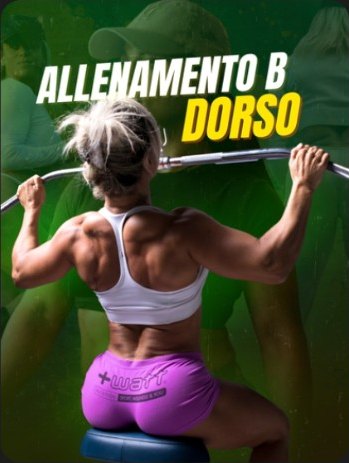 Piattaforma Glutei10X: Allenamento B · Dorso